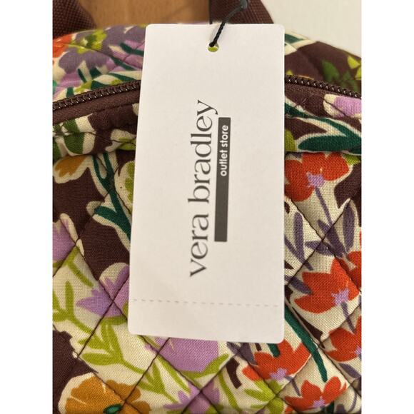 NWT Vera Bradley Essential Small Backpack Evening Garden Print Floral Quilted main image 4